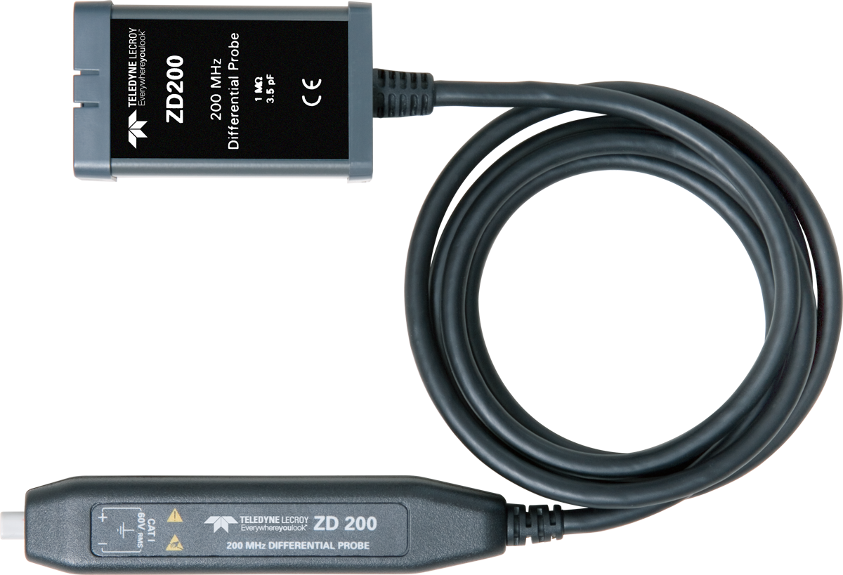 ZD200 - Aktiver Differenztastkopf  -  200 MHz Bandbreite